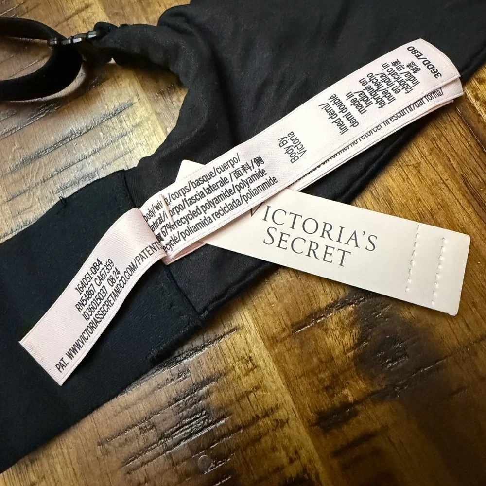 Victoria's Secret Classic Lightly Lined Demi Black Bra Mul Sizes. NWT